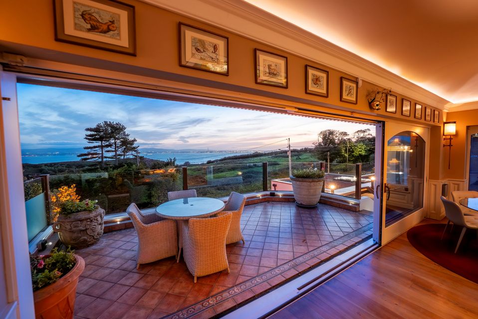 The outdoor seating area at Carrigkeal. Photo: Barbara McCarthy